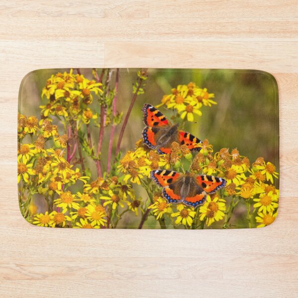 Item preview, Small Tortoiseshell Butterflies on Common Ragwort designed and sold by Violaman.