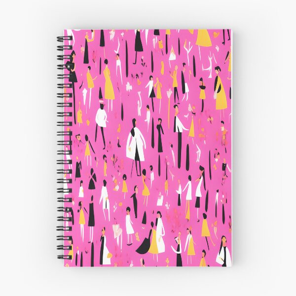 Item preview, Abstract Preppy Pink Pattern Where's Waldo Inspired People for Whimsical and Eclectic Decor designed and sold by kathrynchill.