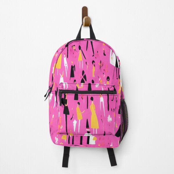 Item preview, Abstract Preppy Pink Pattern Where's Waldo Inspired People for Whimsical and Eclectic Decor designed and sold by kathrynchill.