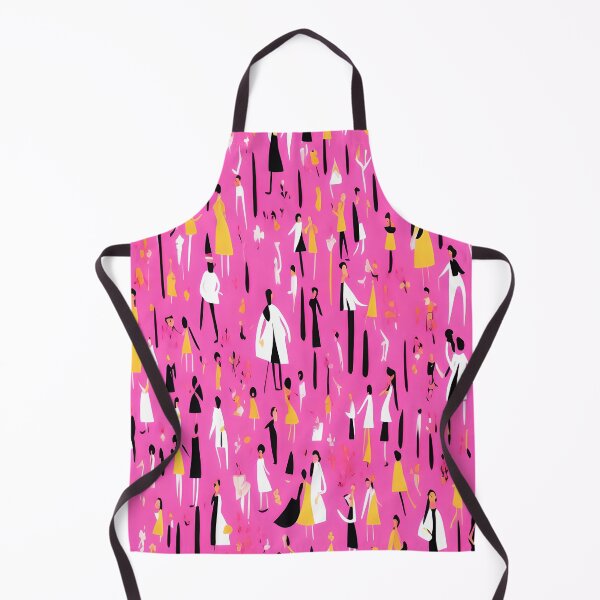 Item preview, Abstract Preppy Pink Pattern Where's Waldo Inspired People for Whimsical and Eclectic Decor designed and sold by kathrynchill.