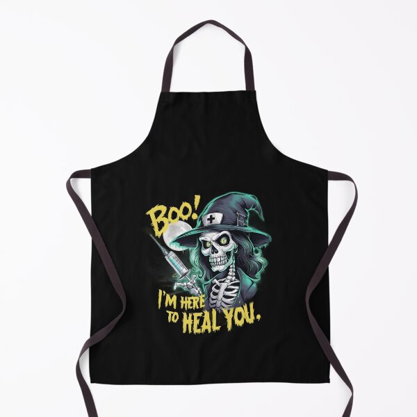 Item preview, Spooky Halloween Nurse Skeleton Boo I'm Here to Heal You designed and sold by clothesy7.