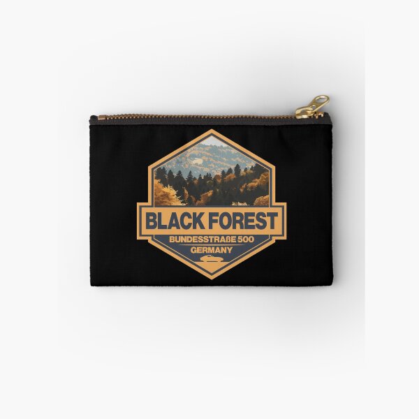 Item preview, Black Forest Bundesstrasse 500 Germany Travel Art Badge designed and sold by KrisSidDesigns.