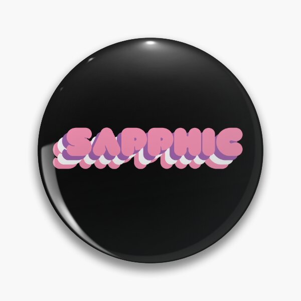 Item preview, SAPPHIC - LGBTQIA+ Support, Sapphic Flag designed and sold by SuchWowDesign.