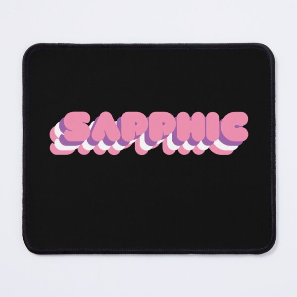 Item preview, SAPPHIC - LGBTQIA+ Support, Sapphic Flag designed and sold by SuchWowDesign.