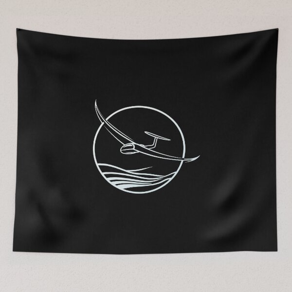 Item preview, Glider Plane Pilot Sailplane aerial floating soaring designed and sold by These_Prints.