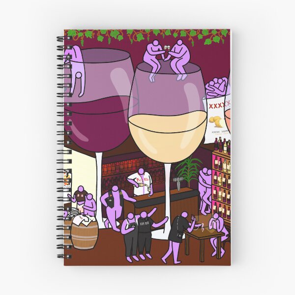 Item preview, Noche de vino queer designed and sold by MiXTPAiNTS.
