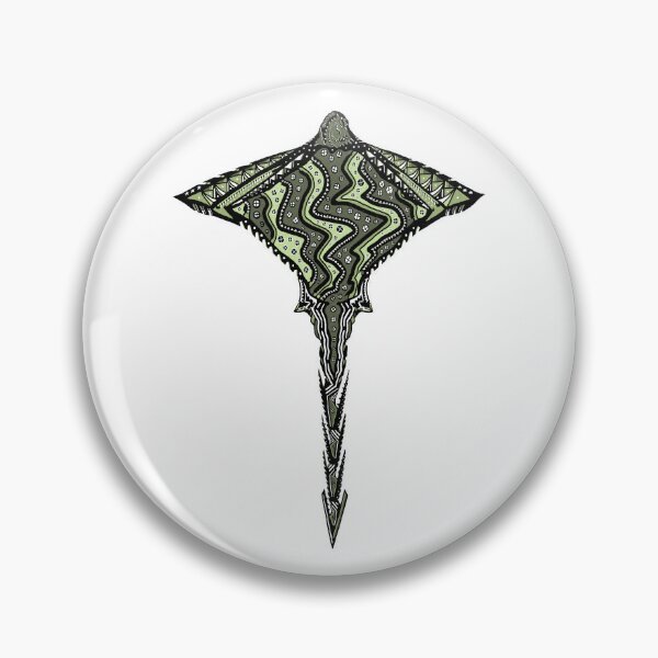 Item preview, Spotted Eagle Ray designed and sold by Tem-Tribal-Art.
