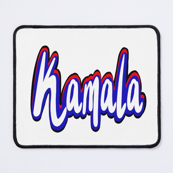 Item preview, Kamala popular girls name woman women’s first name in red white blue cursive calligraphy personalised personalized customized name Gift for Kamala designed and sold by Artonmytee.