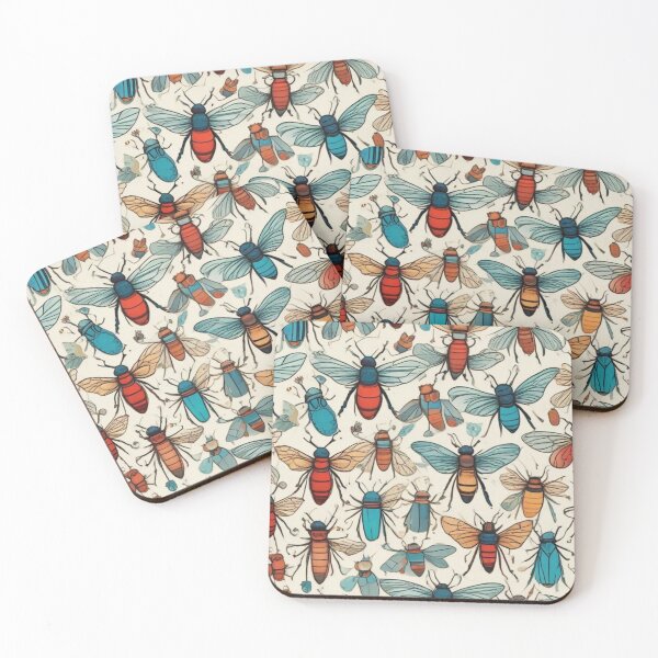 Item preview, Insects pattern designed and sold by GasconyPassion.