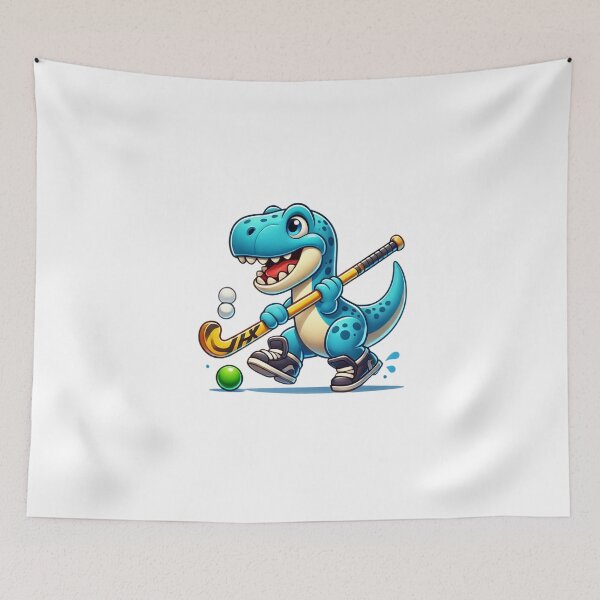 Item preview, Pixar Style Tyrannosaurus Rex playing field hockey designed and sold by Miguel Araujo.