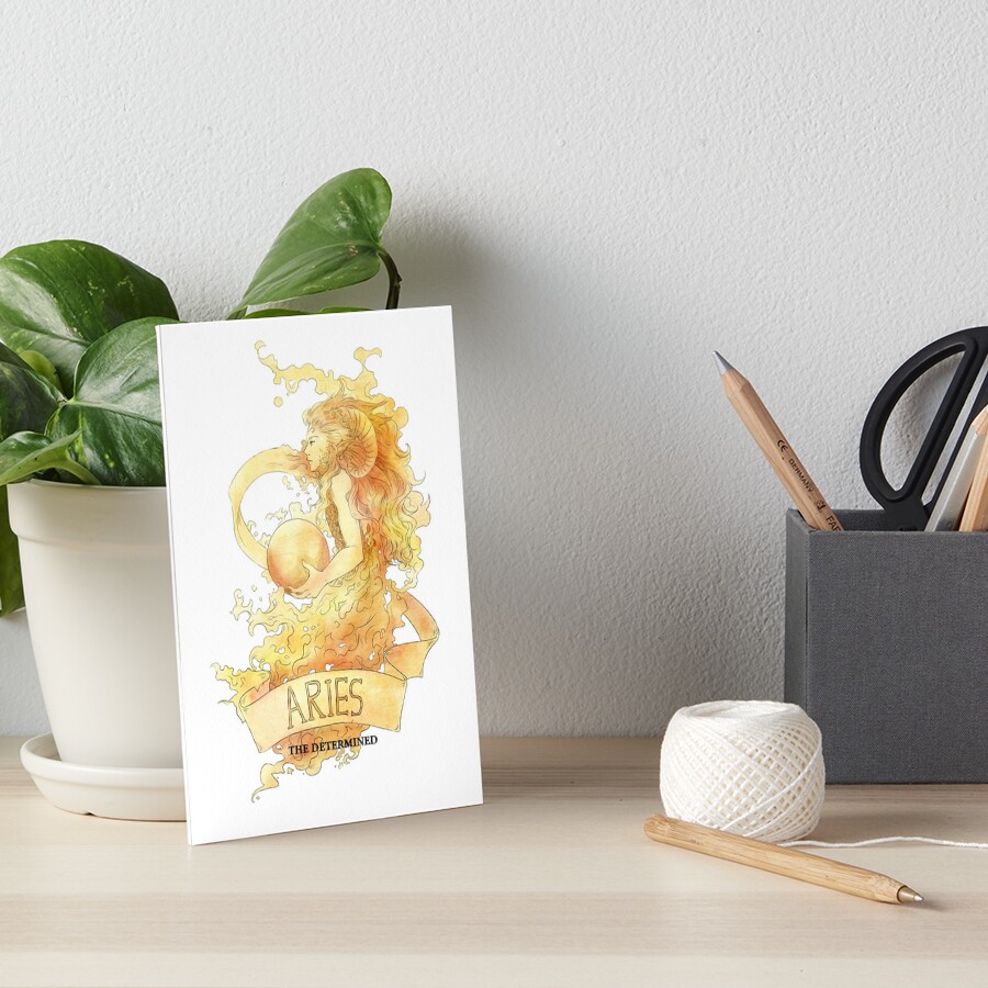 Aries, The Determined Art Board Print
