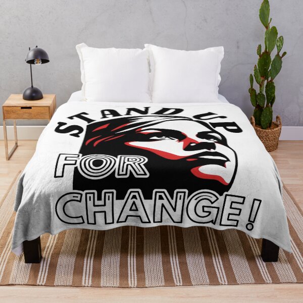 Item preview, STAND UP FOR CHANGE!: A Bold Black and Red Graphic designed and sold by SplashTastic.
