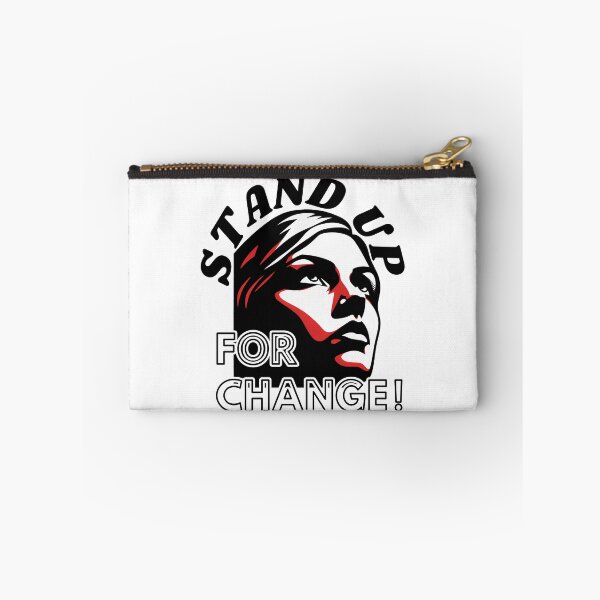 Item preview, STAND UP FOR CHANGE!: A Bold Black and Red Graphic designed and sold by SplashTastic.