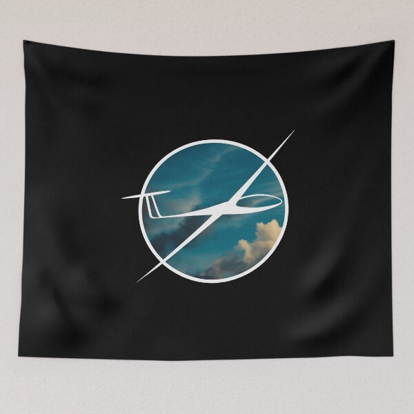 Item preview, Glider Plane Pilot Sailplane aerial floating soaring designed and sold by These_Prints.