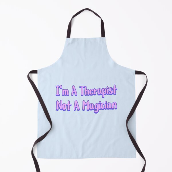 Item preview, I'm A Therapist Not A Magician! Funny Therapy Humor Purple designed and sold by PMCreative.
