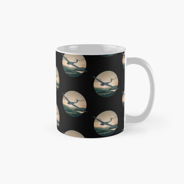 Item preview, Glider Plane Pilot Sailplane aerial floating soaring designed and sold by These_Prints.