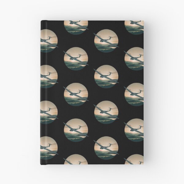Item preview, Glider Plane Pilot Sailplane aerial floating soaring designed and sold by These_Prints.