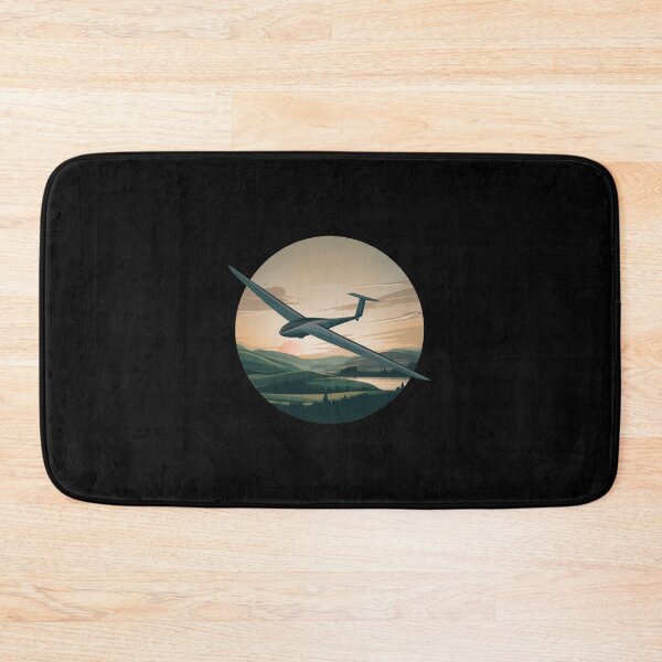 Item preview, Glider Plane Pilot Sailplane aerial floating soaring designed and sold by These_Prints.