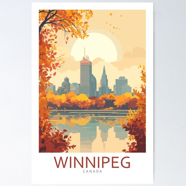 Item preview, Winnipeg Canada - North America - Travel art designed and sold by Marciolini.