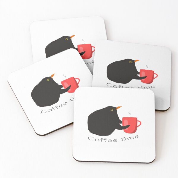 Item preview, Coffee time meme blackbird designed and sold by alexiia54.