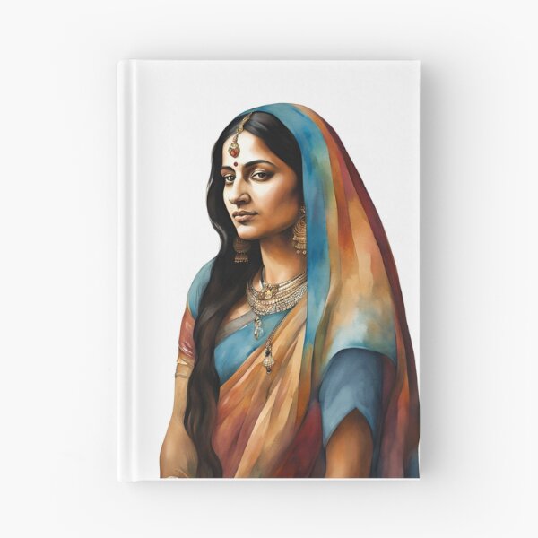 Item preview, India Watercolor Art, Indian Woman, Indian Style, India designed and sold by SRLND.