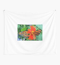 “Double Butterfly Love”, Photo / Digital Painting Wall Tapestry