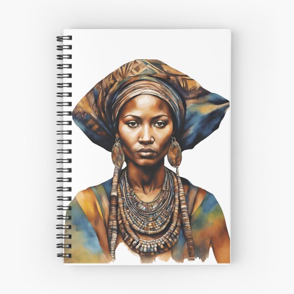 Item preview, African Watercolor Art, African Woman, African Style designed and sold by SRLND.