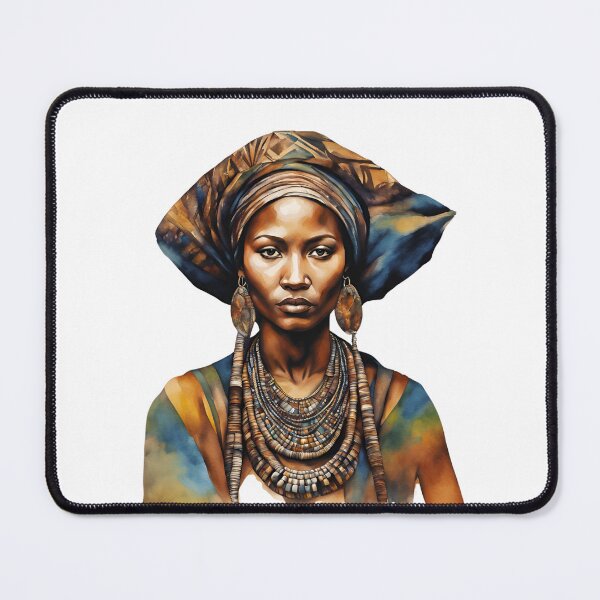 Item preview, African Watercolor Art, African Woman, African Style designed and sold by SRLND.