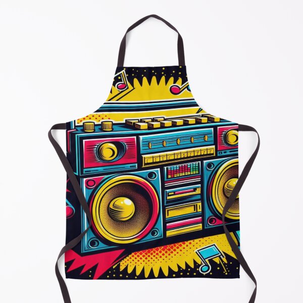 Item preview, Retro Boombox Pop Art designed and sold by AlekiHaze.