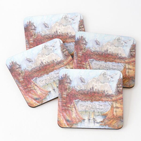 Item preview, La Citta' sul Fiume (Color version) designed and sold by Luca  Massone.
