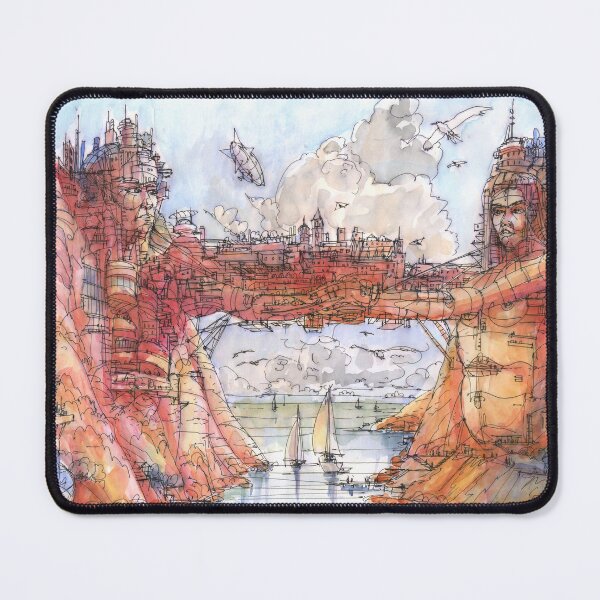 Item preview, La Citta' sul Fiume (Color version) designed and sold by Luca  Massone.