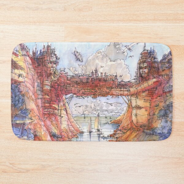 Item preview, La Citta' sul Fiume (Color version) designed and sold by Luca  Massone.