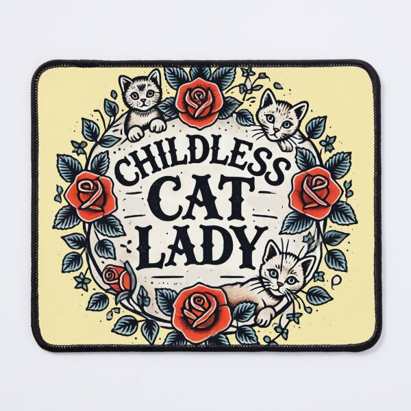 Item preview, Childless Cat Lady designed and sold by FrictionMaxxing.