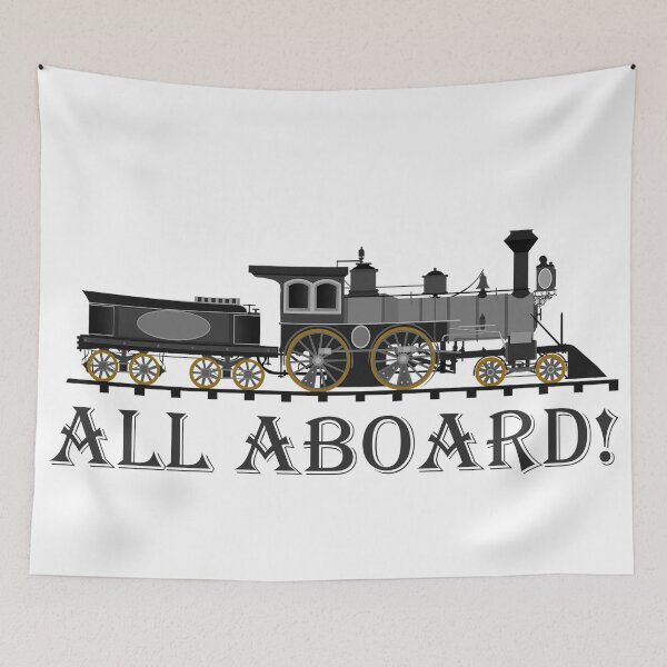 Item preview, All Aboard Steam Locomotive designed and sold by abxxyz123.