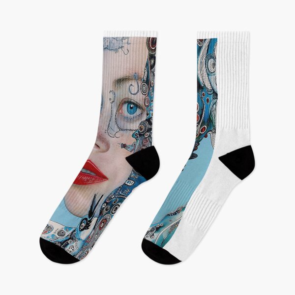 Item preview, Futuristic Cyborg Portrait designed and sold by rakutirelec.