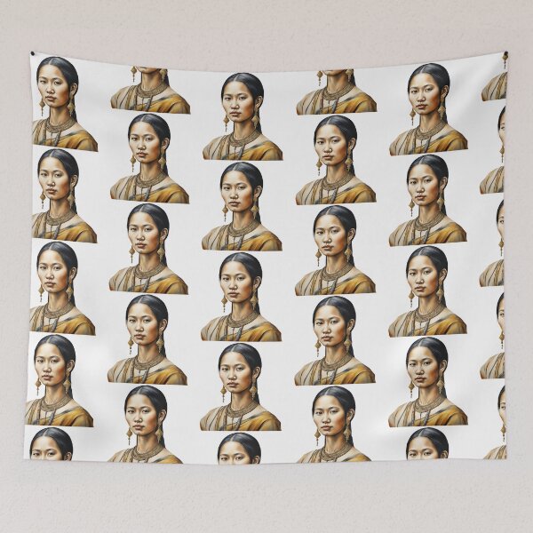 Item preview, Thai Watercolor Art, Thai Woman, Thai Style, Thailand designed and sold by SRLND.