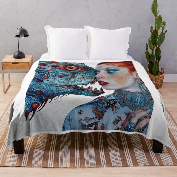 Item preview, Red and Blue Hybrid Art designed and sold by rakutirelec.