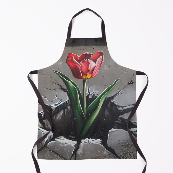 Aperçu de l'œuvre "Awakening Beauty: A Tulip Rising From the Road" créée et vendue par Art-Vortex-fr.