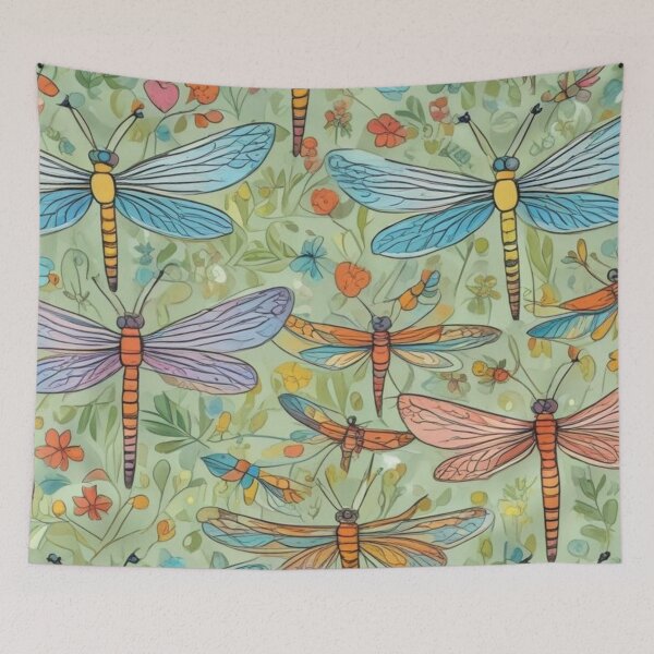 Item preview, Dragonflies pattern designed and sold by GasconyPassion.
