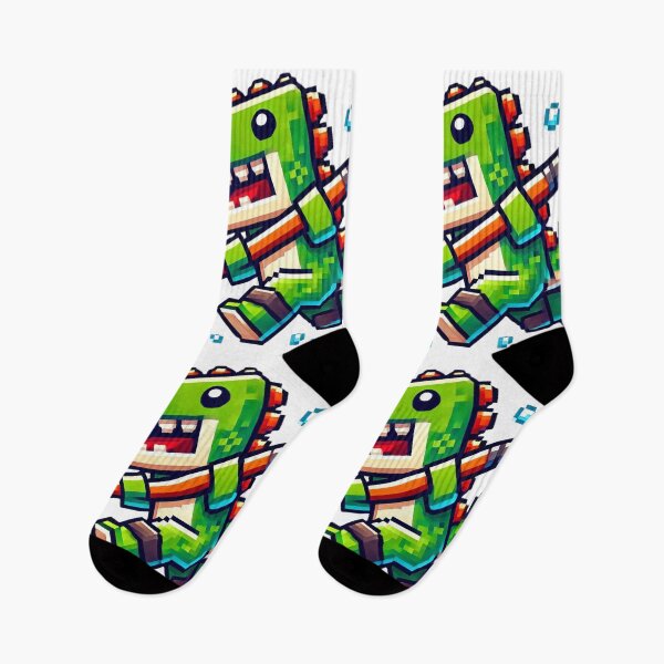 Item preview, Minecraft Style Tyrannosaurus Rex playing field hockey designed and sold by Miguel Araujo.