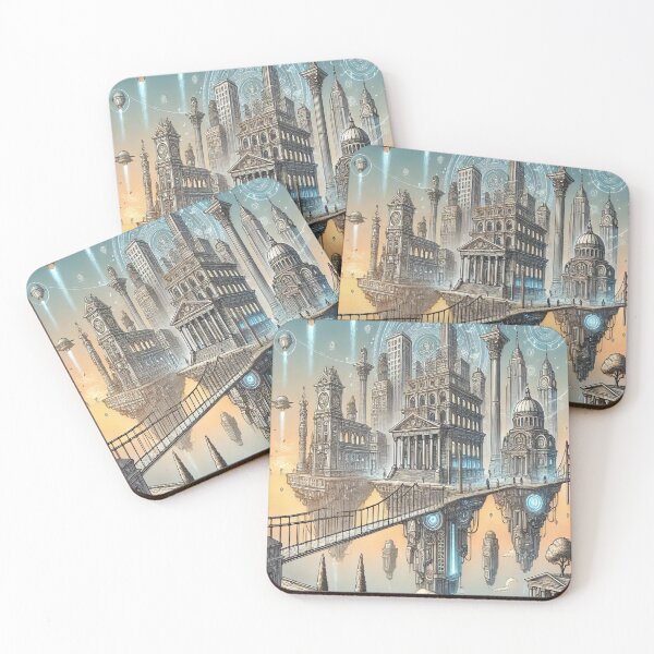 Item preview, Floating Fantasy Cityscape	 designed and sold by TBNu23lip.