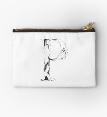P, Hand Gestures Alphabet Studio Pouch