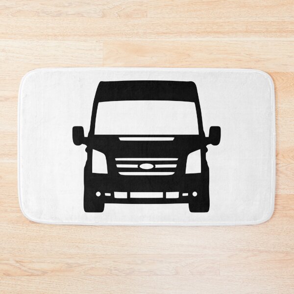 Item preview, Ford Transit Van Turneo LWB H2 2006-2015 Black silhouette designed and sold by EdimDesign.