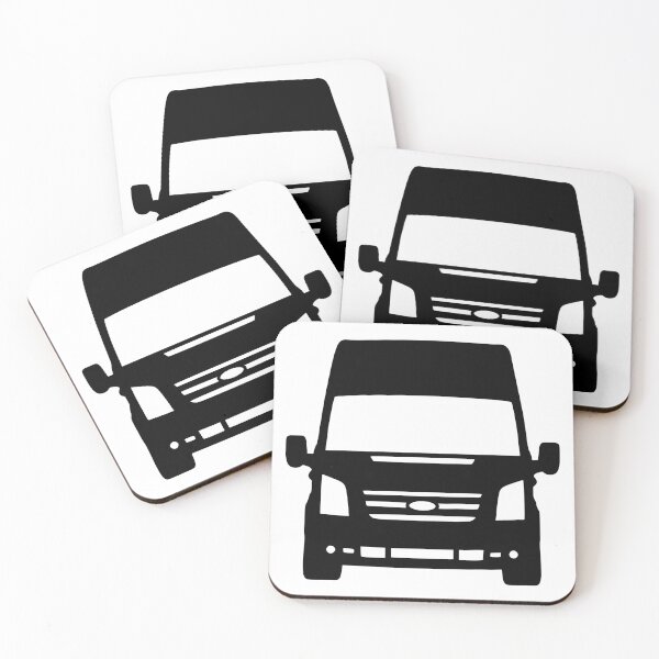 Item preview, Ford Transit Van Turneo LWB H3 2006-2015 Black silhouette designed and sold by EdimDesign.