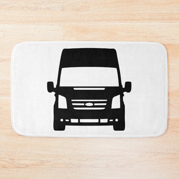 Item preview, Ford Transit Van Turneo LWB H3 2006-2015 Black silhouette designed and sold by EdimDesign.
