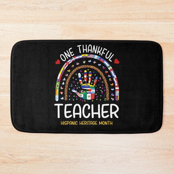 Item preview, One Thankful Teacher Hispanic Heritage designed and sold by NUMAcreations.
