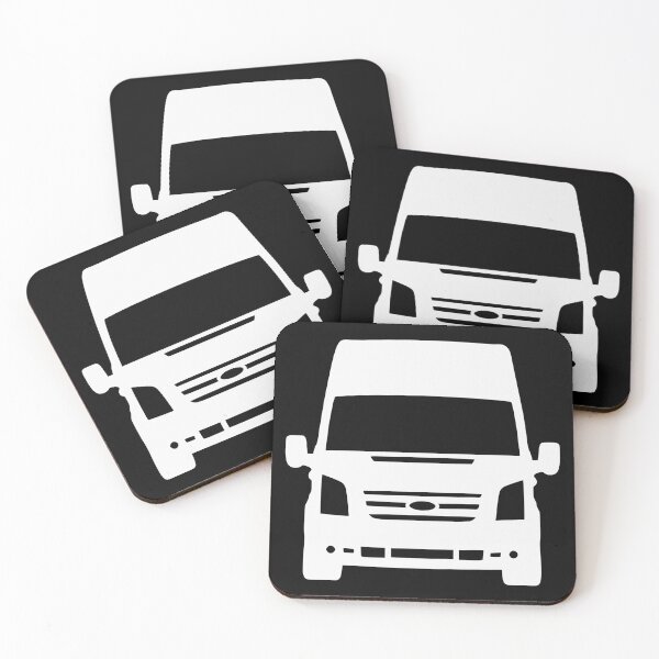 Item preview, Ford Transit Van Turneo LWB H3 2006-2015 white silhouette designed and sold by EdimDesign.