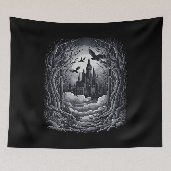 Item preview, Enchanted Gothic Forest designed and sold by MyNiceDesigns.