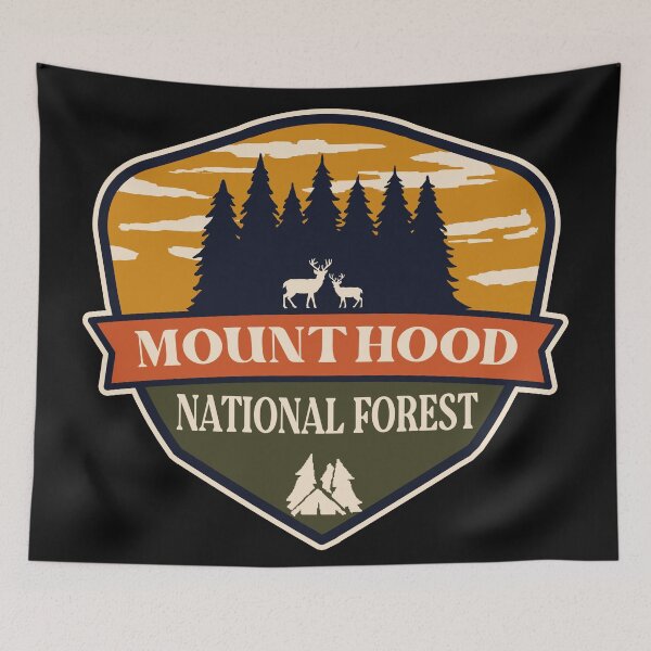 Item preview, Mount Hood National Forest designed and sold by graphic-map.