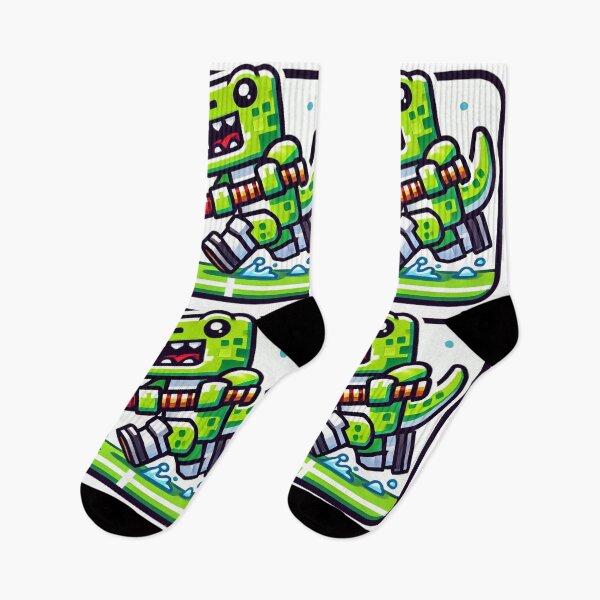 Item preview, Minecraft Style Tyrannosaurus Rex playing field hockey designed and sold by Miguel Araujo.
